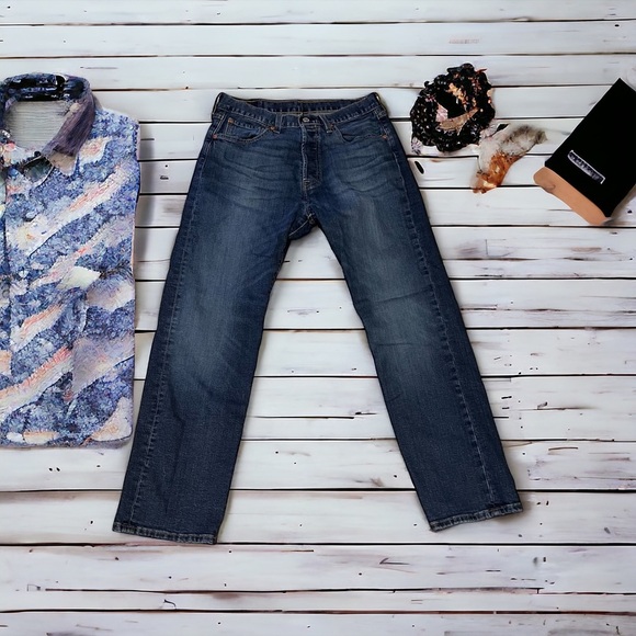 Levi’s 501 medium/dark denim jeans. Unisex waist 31 Length 30 Awesome condition - Picture 12 of 12